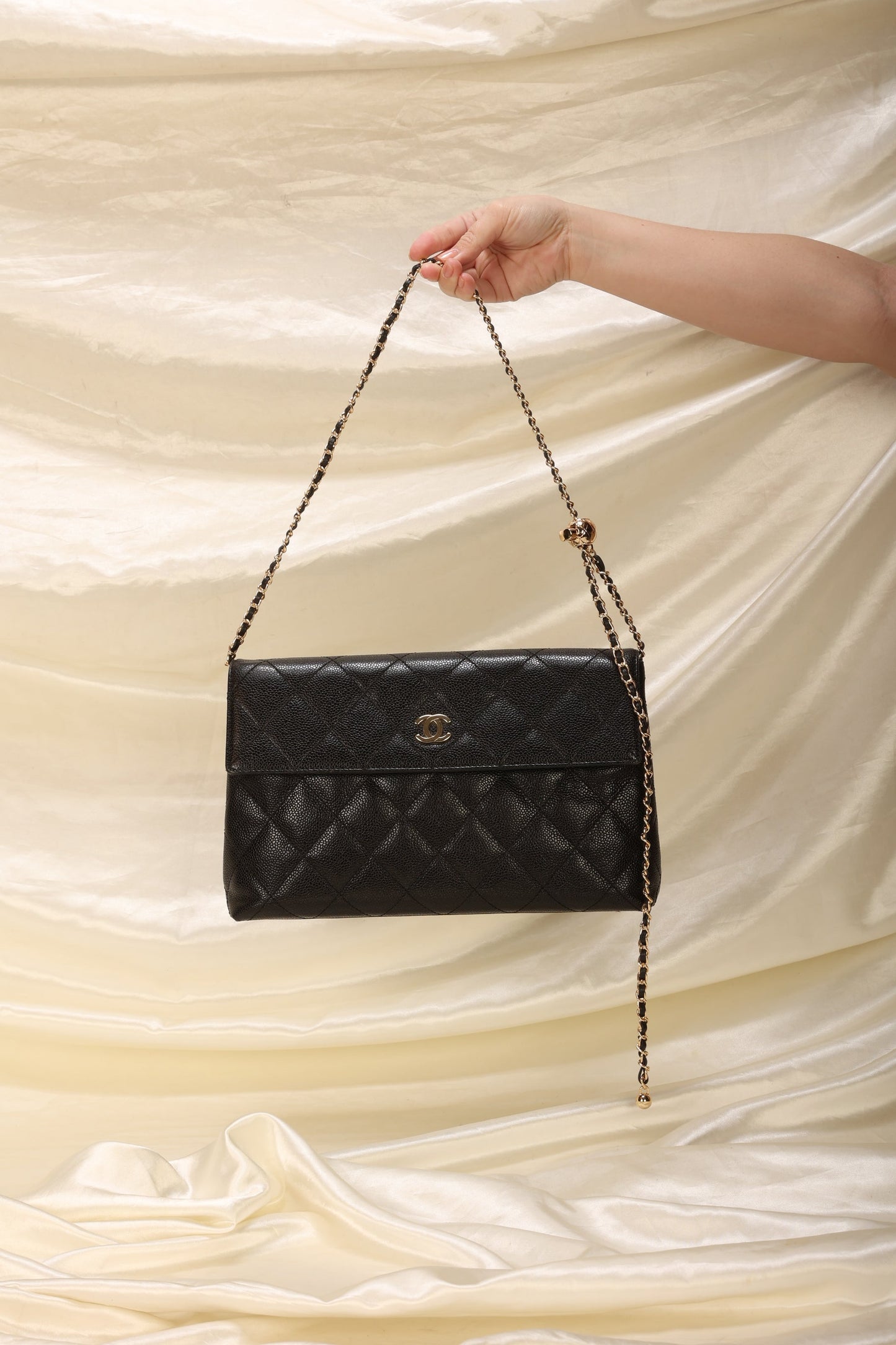 Chanel Caviar Clutch on Chain
