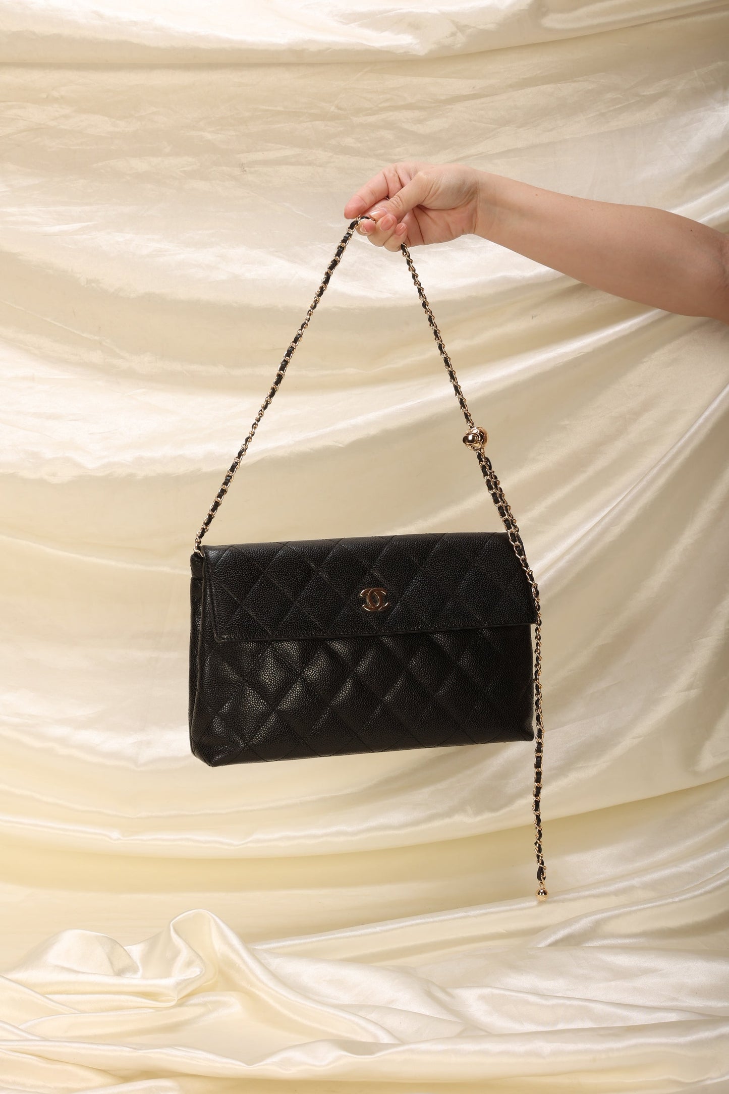 Chanel Caviar Clutch on Chain
