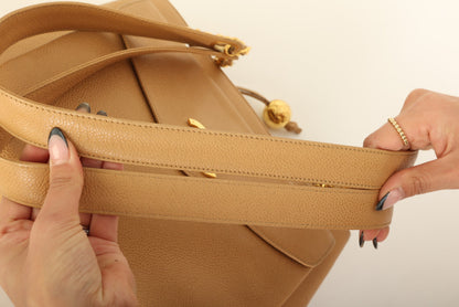 Chanel Caviar Turnlock Tote