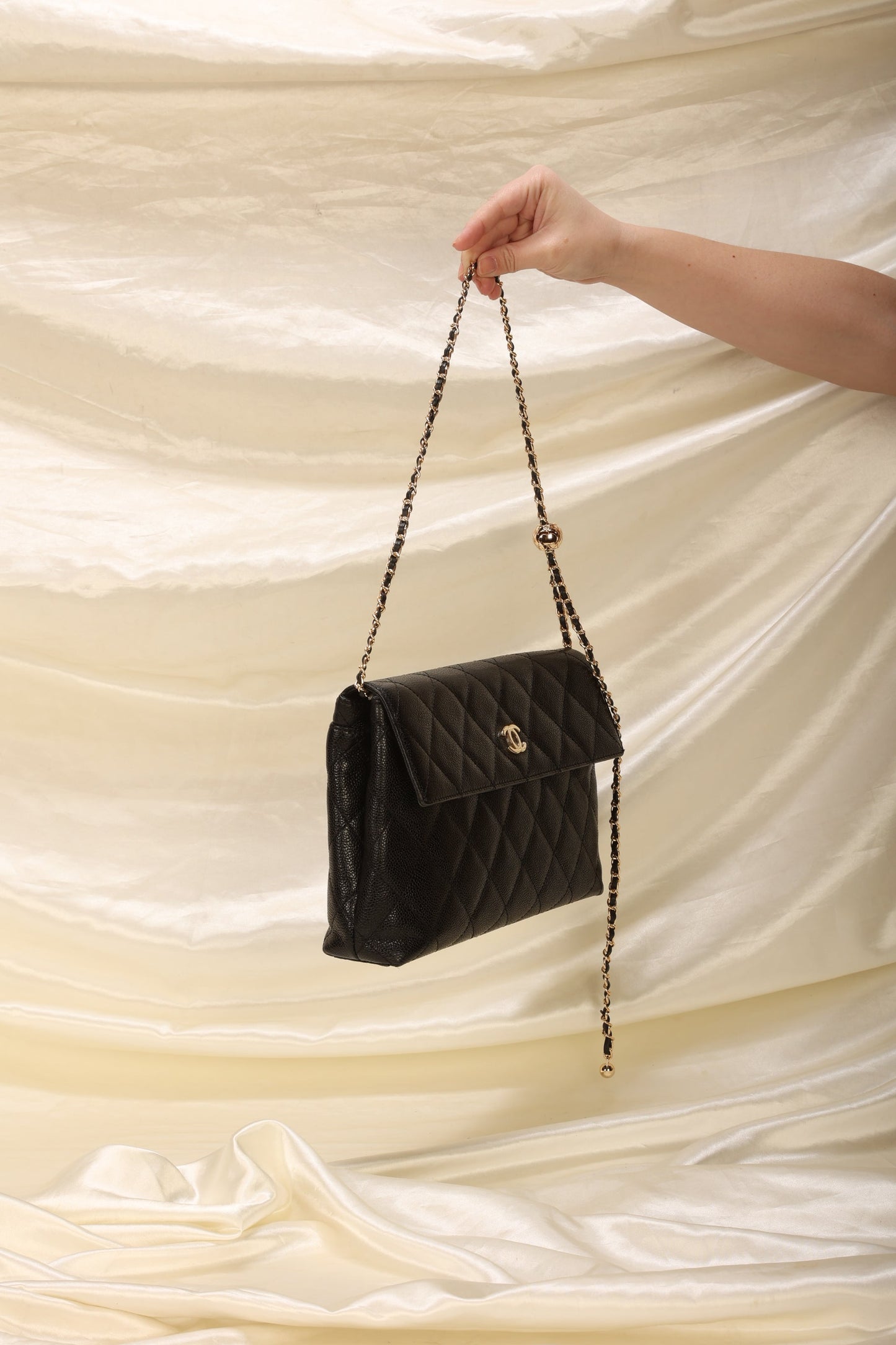 Chanel Caviar Clutch on Chain