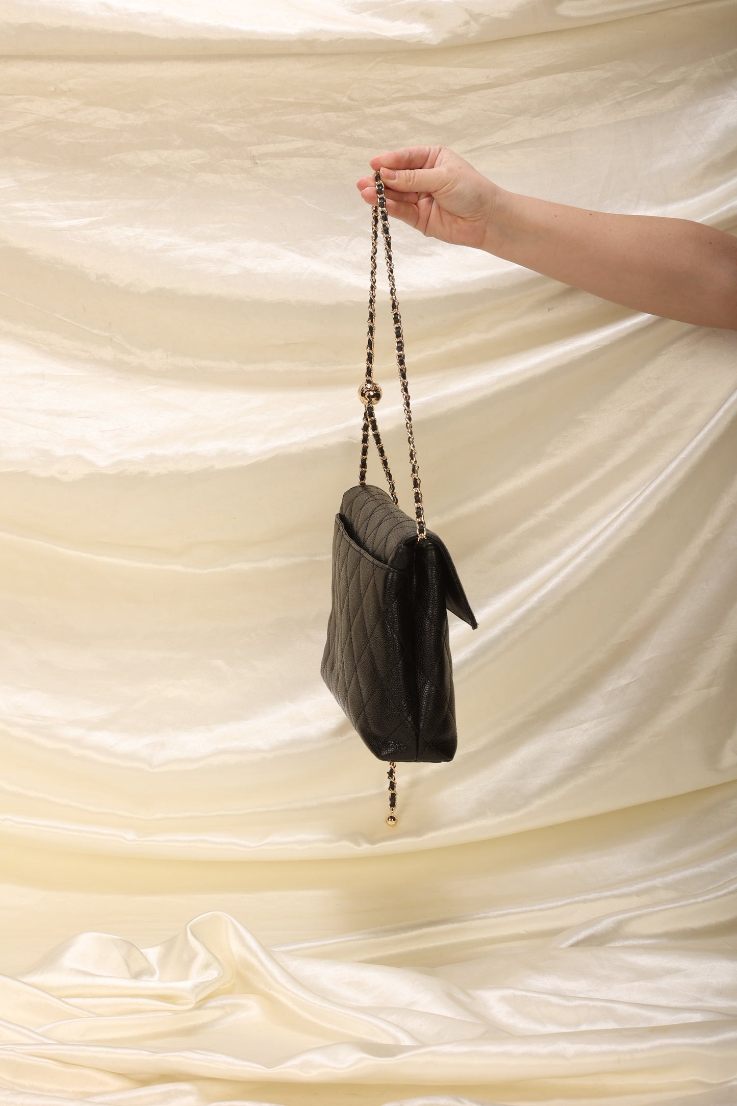 Chanel Caviar Clutch on Chain
