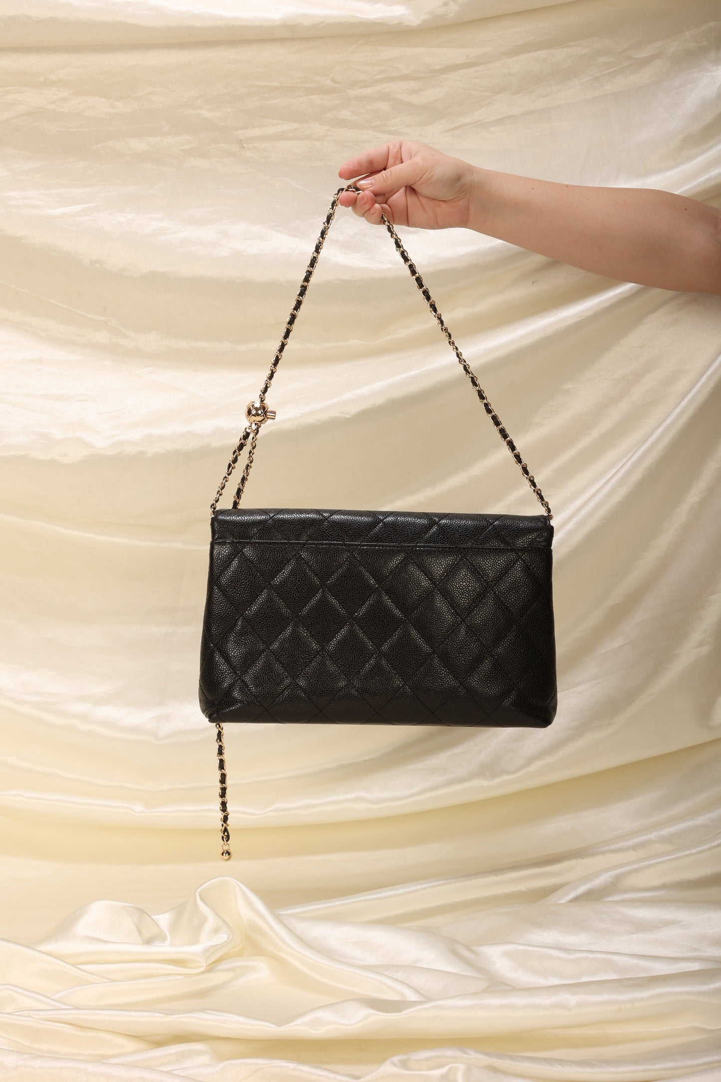 Chanel Caviar Clutch on Chain