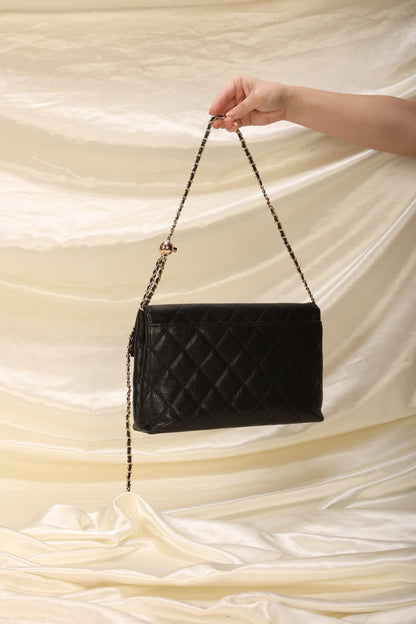 Chanel Caviar Clutch on Chain