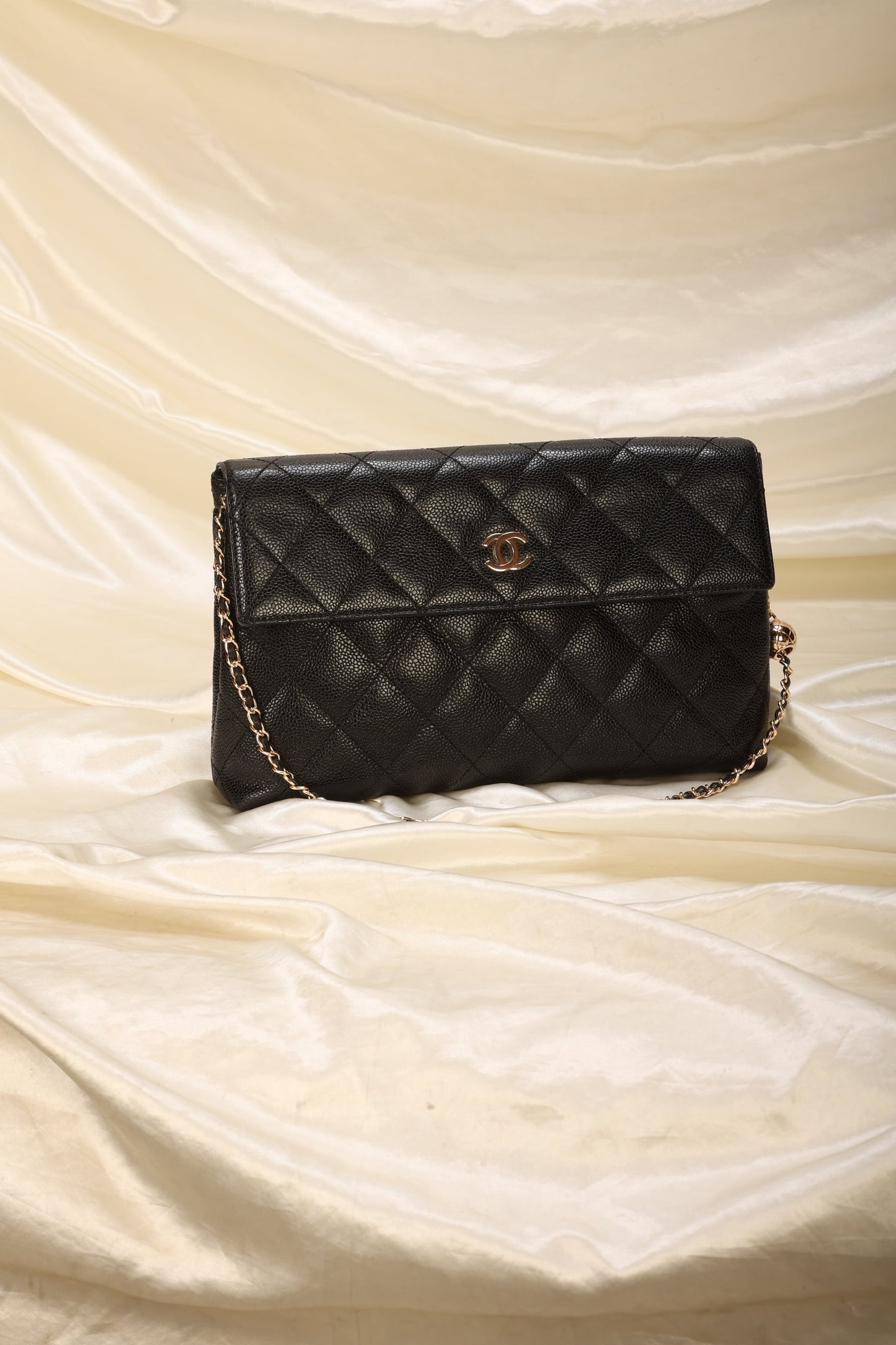 Chanel Caviar Clutch on Chain