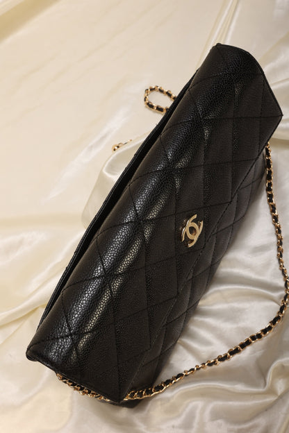 Chanel Caviar Clutch on Chain