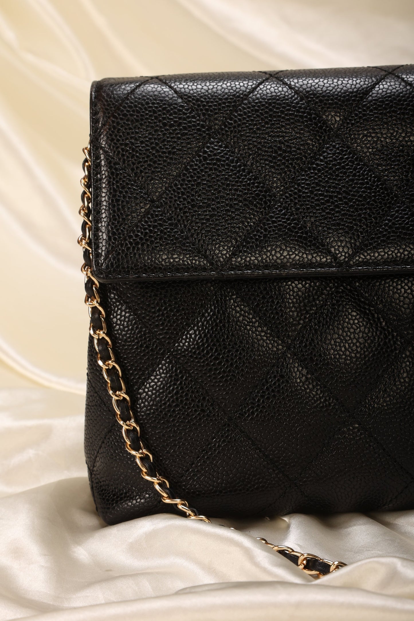 Chanel Caviar Clutch on Chain