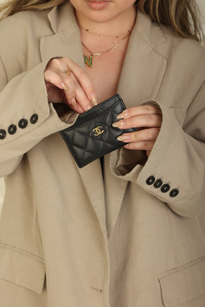 Chanel Caviar Cardholder