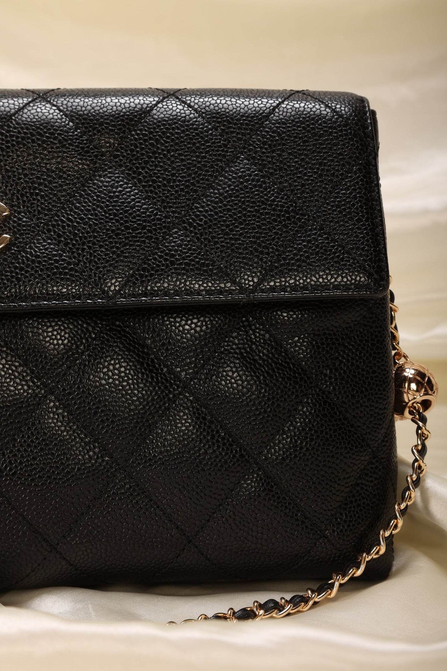 Chanel Caviar Clutch on Chain