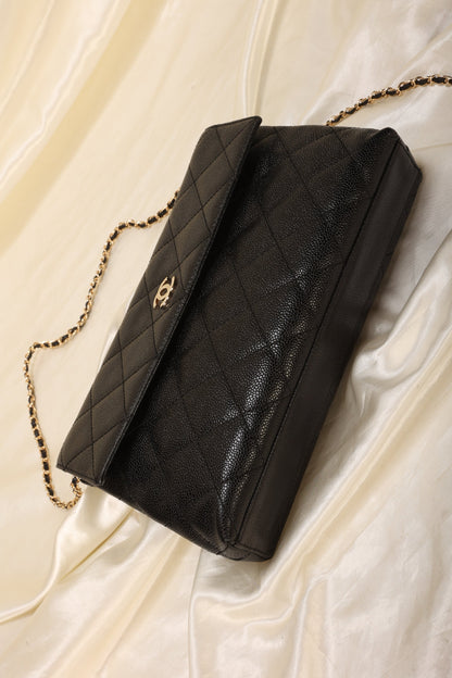 Chanel Caviar Clutch on Chain
