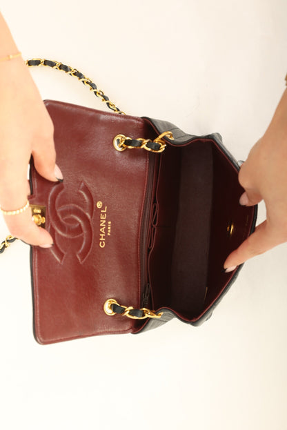 Chanel 1989 Lambskin Mini Flap Bag