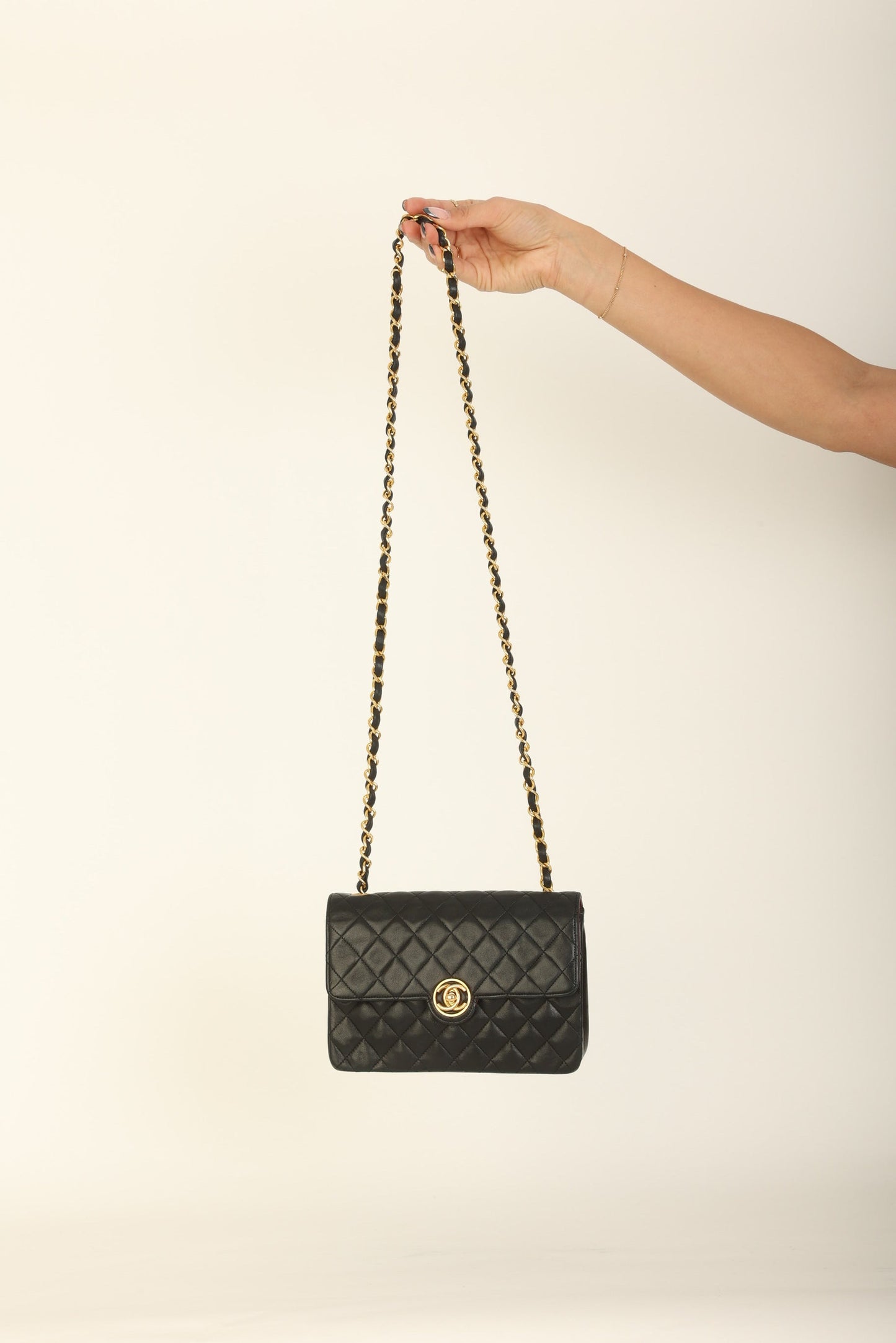 Chanel 1989 Lambskin Mini Flap Bag