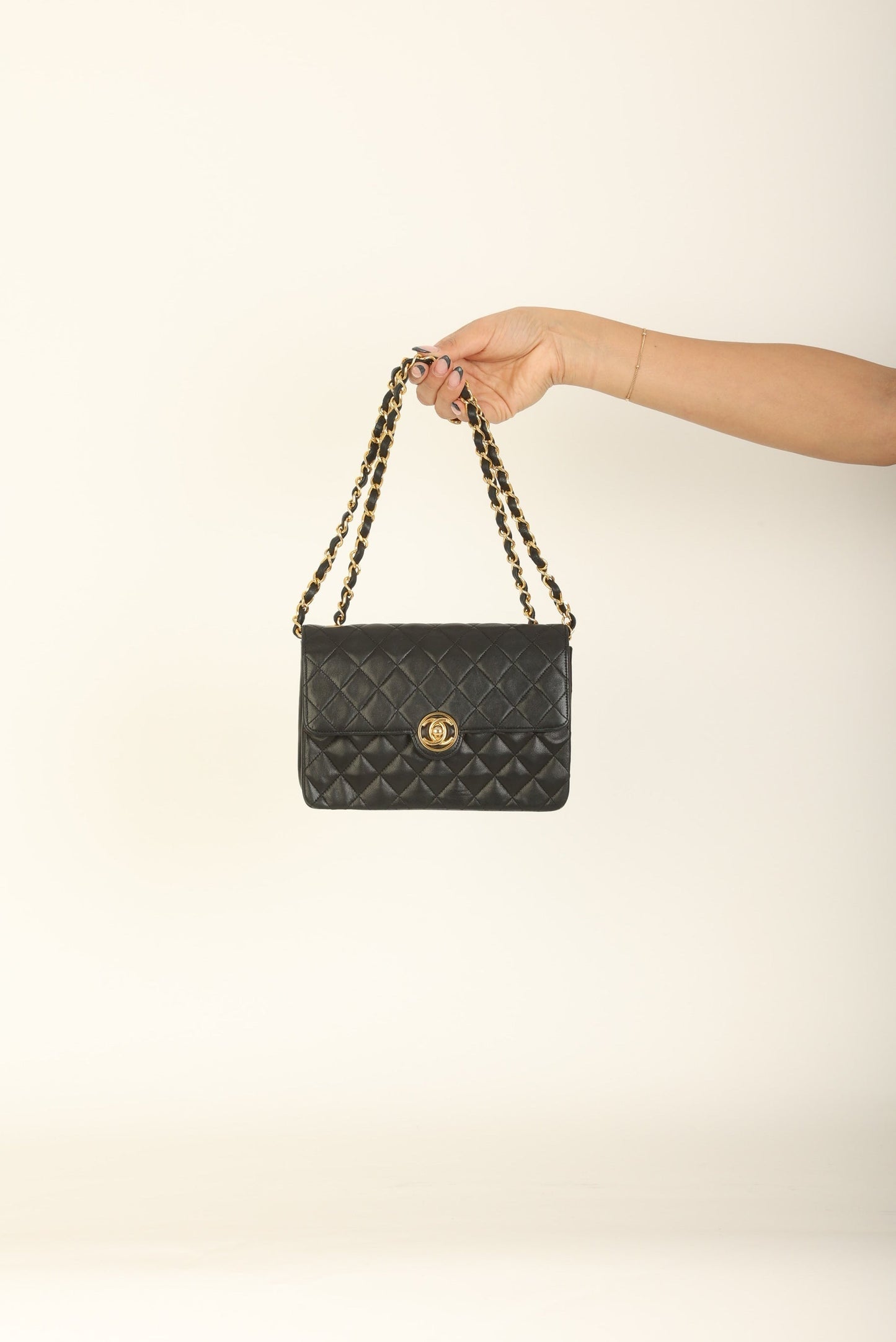 Chanel 1989 Lambskin Mini Flap Bag