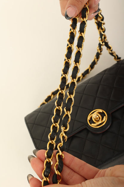 Chanel 1989 Lambskin Mini Flap Bag