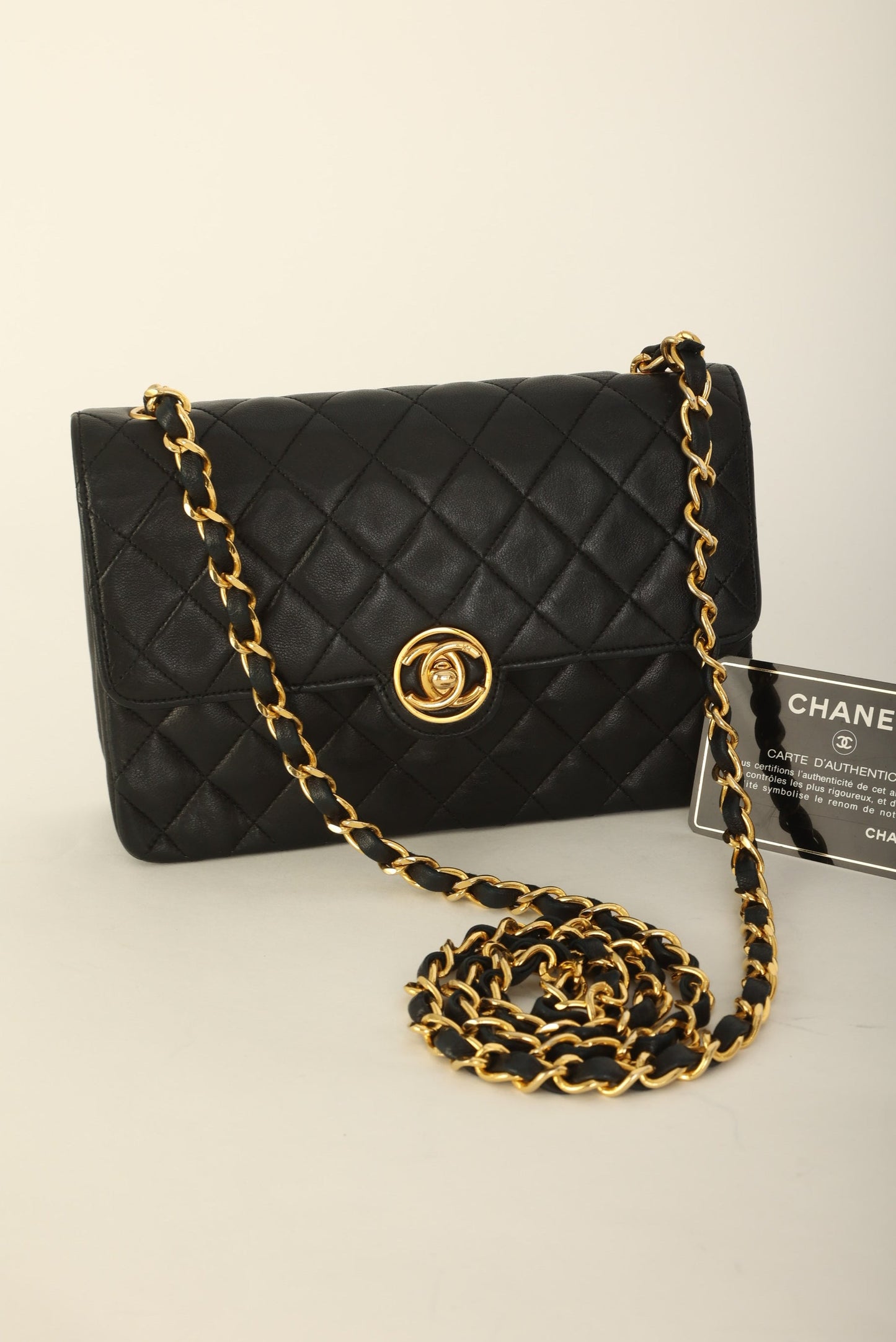 Chanel 1989 Lambskin Mini Flap Bag