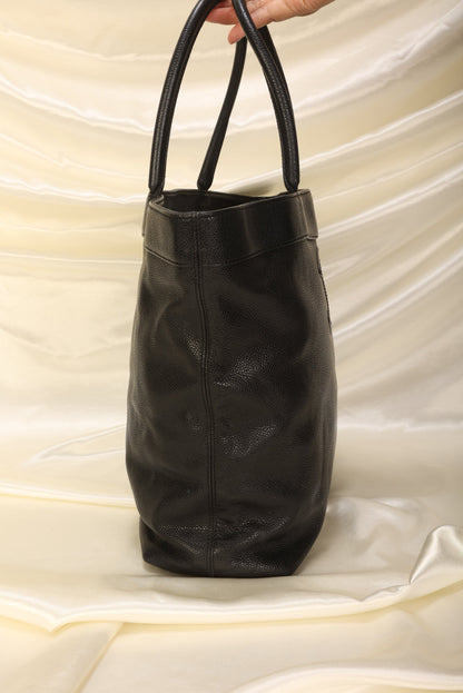 Chanel Caviar Logo Tote