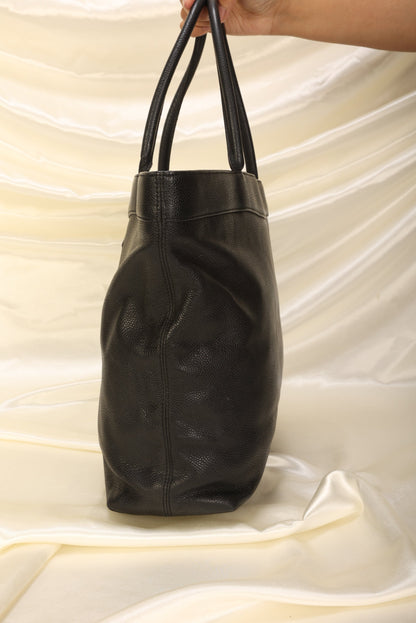 Chanel Caviar Logo Tote