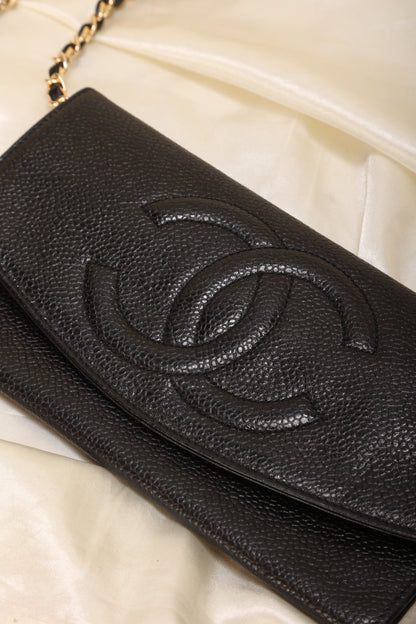 Chanel Caviar Timeless Wallet on Chain