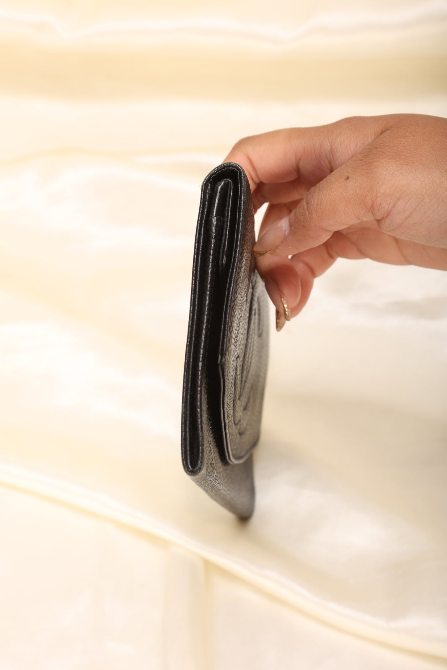Chanel Caviar Timeless Wallet on Chain