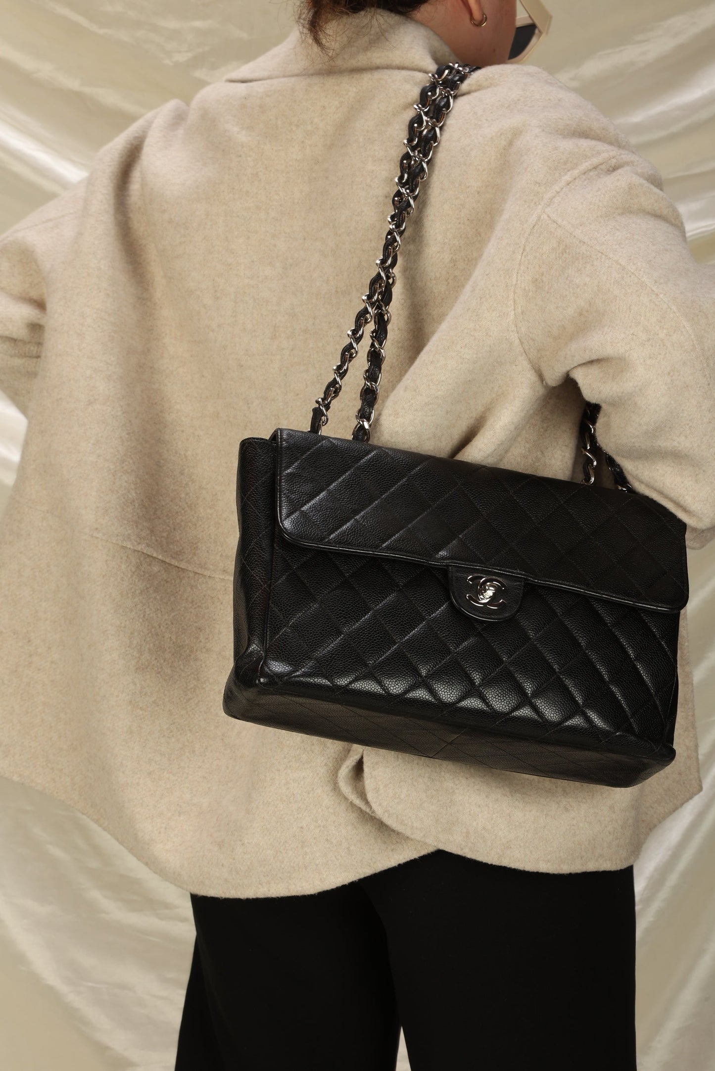 Chanel Caviar Jumbo Single Flap