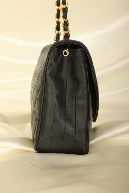 Chanel 1989 Lambskin Single Round Flap