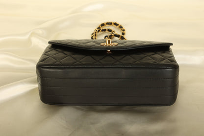 Chanel 1989 Lambskin Single Round Flap
