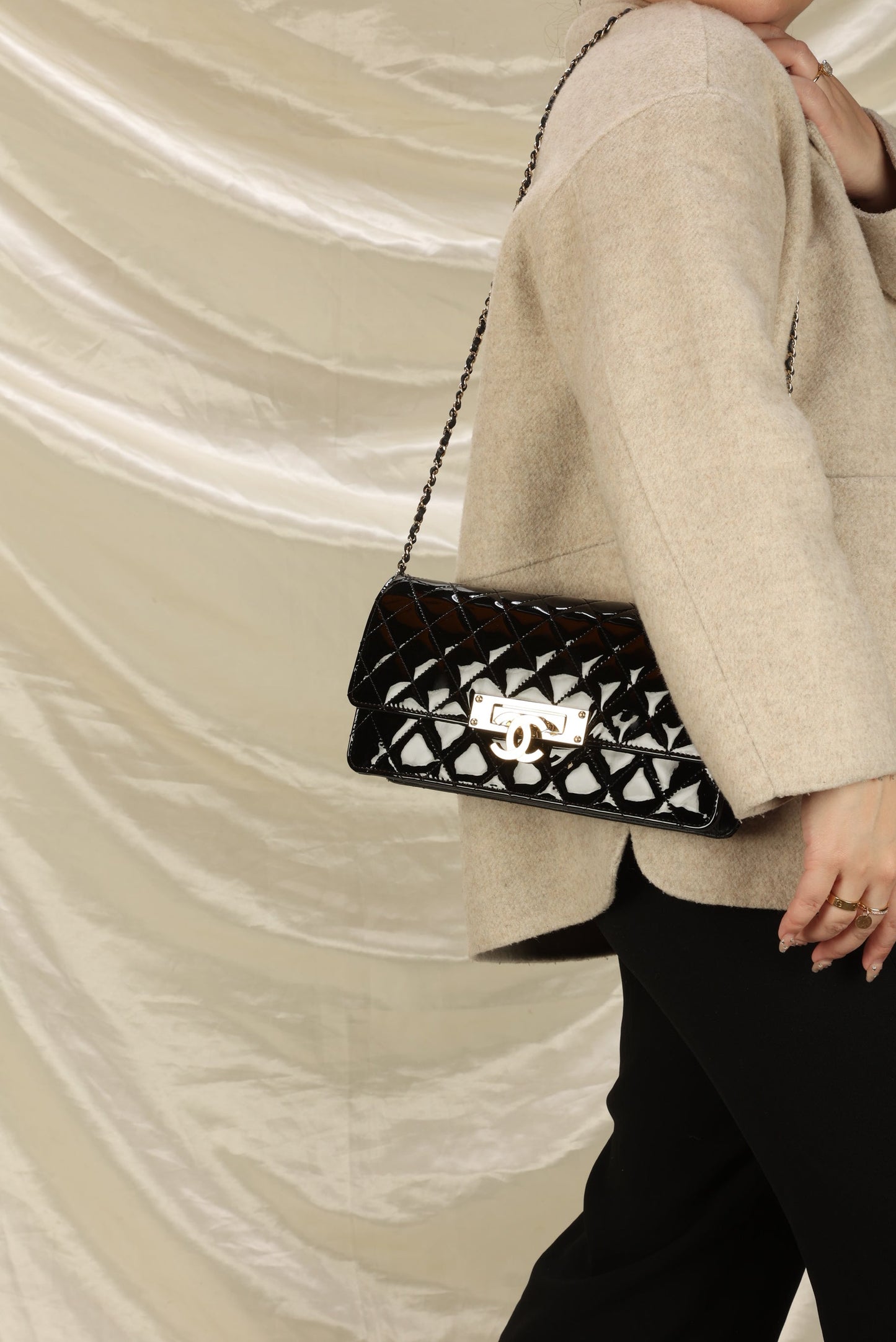 Chanel Patent CC Chain Bag