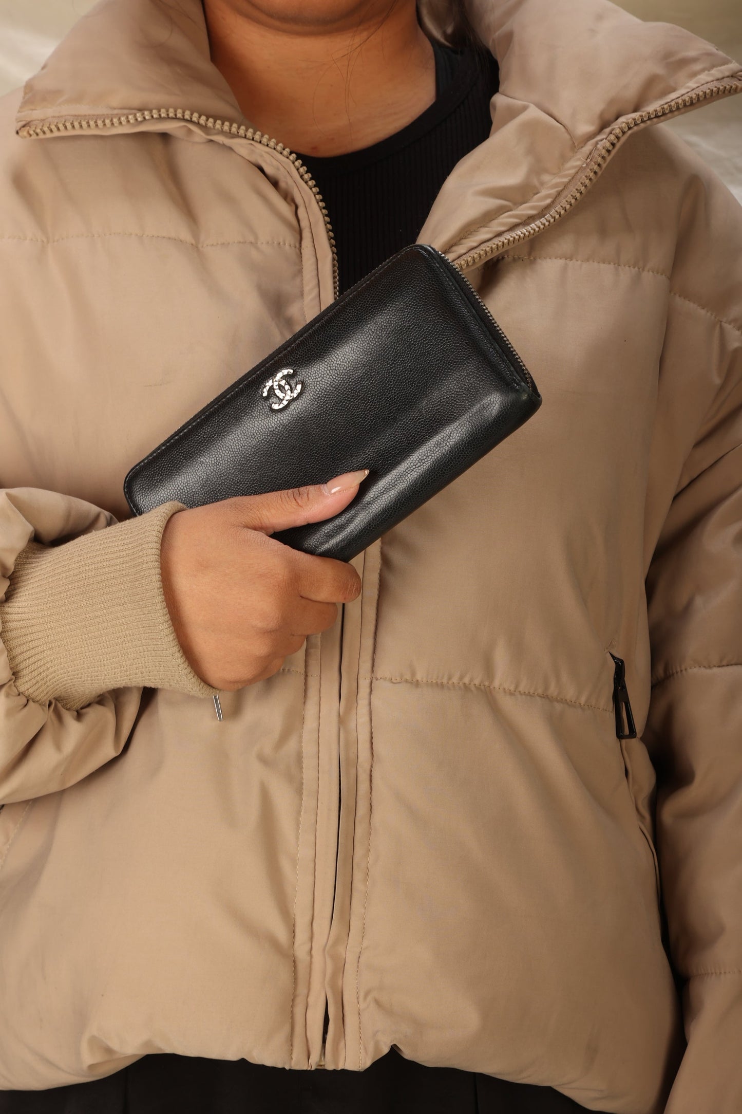 Chanel Caviar Continental Wallet