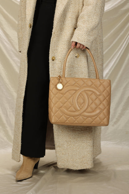 Chanel Caviar Medallion Tote