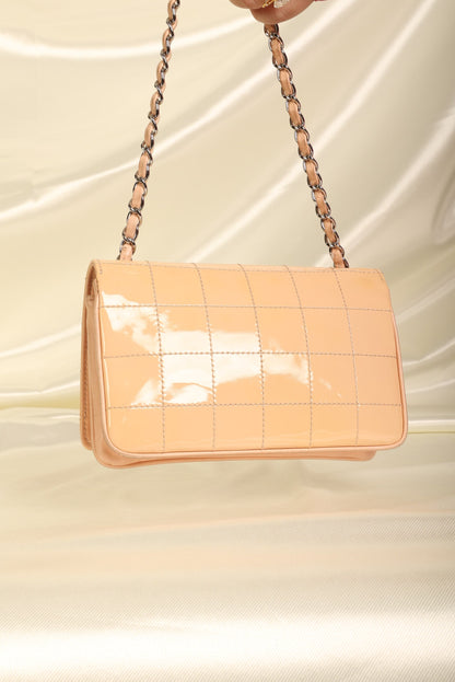 Chanel Patent Mini Diagonal Pochette