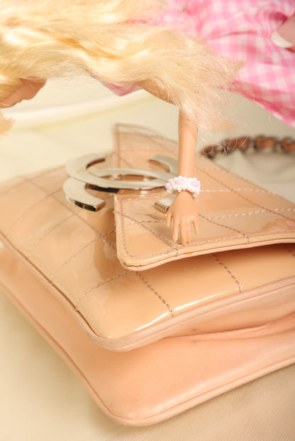Chanel Patent Mini Diagonal Pochette