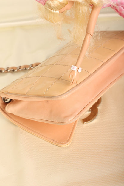 Chanel Patent Mini Diagonal Pochette