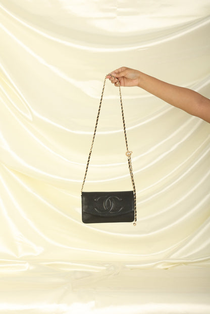 Chanel Caviar Timeless Wallet on Chain
