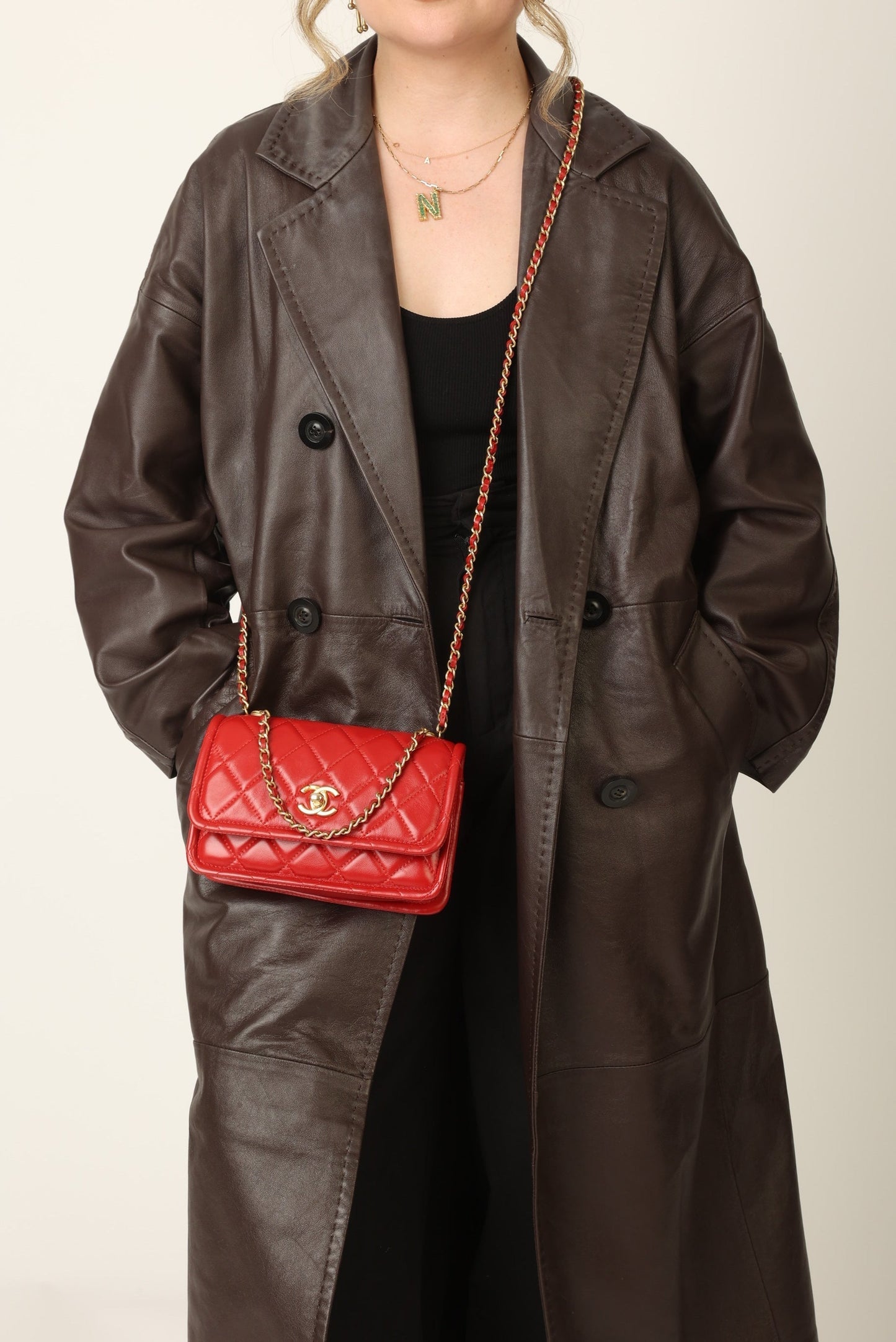 Chanel 2020 Calfskin Chain Flap