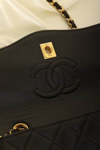 Extremely Rare Chanel 1989 Lambskin Trapezoid Flap with Wallet