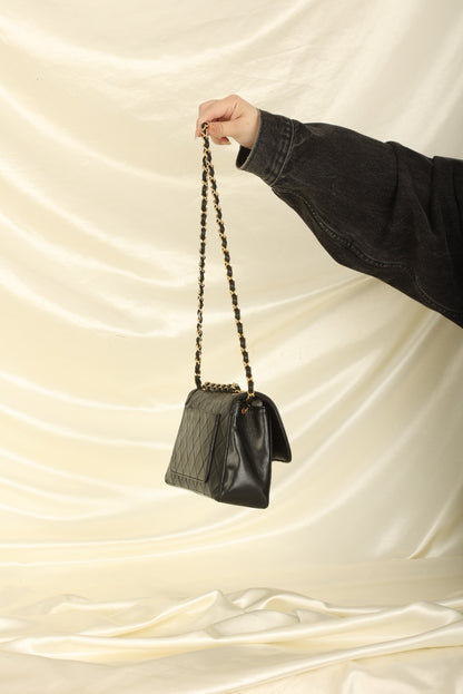 Extremely Rare Chanel 1989 Lambskin Trapezoid Flap with Wallet