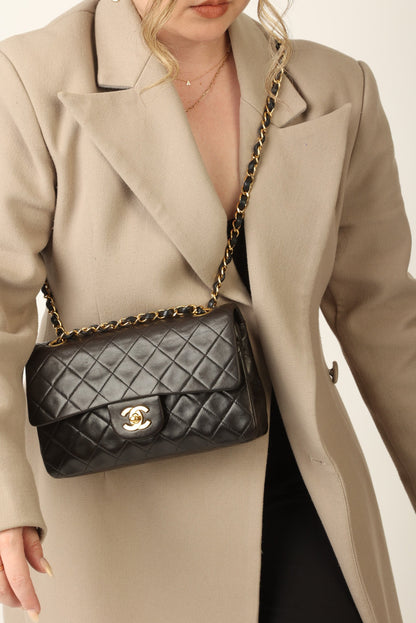 Chanel 1996 Lambskin Small Double Flap