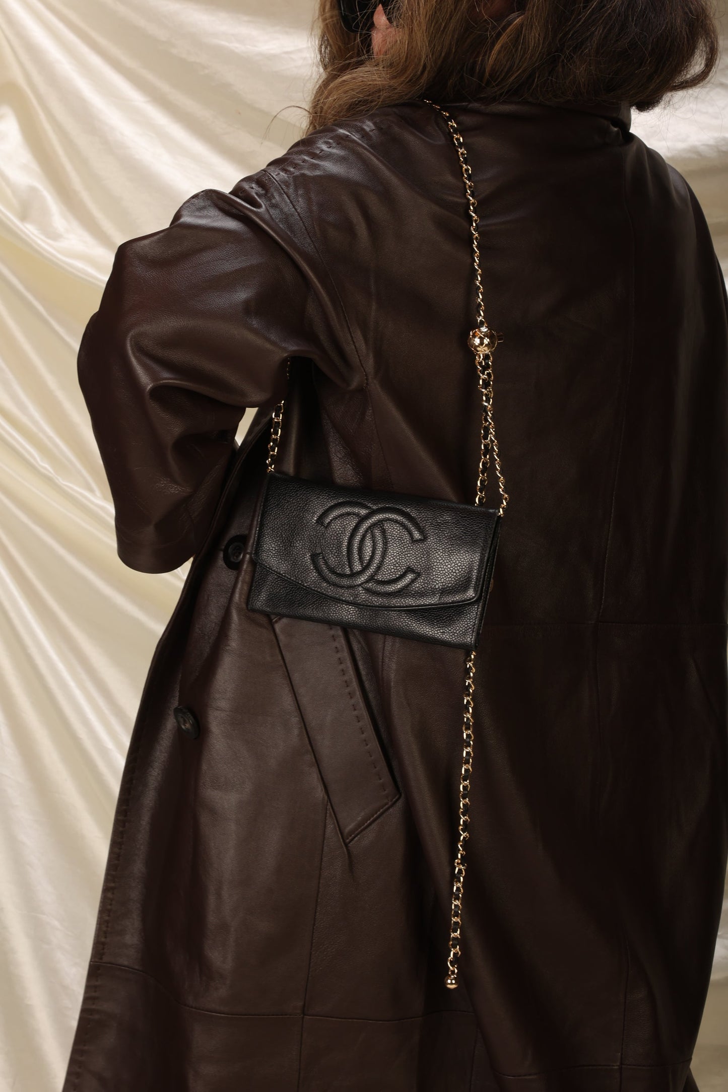 Chanel Caviar Timeless Wallet on Chain