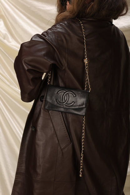 Chanel Caviar Timeless Wallet on Chain