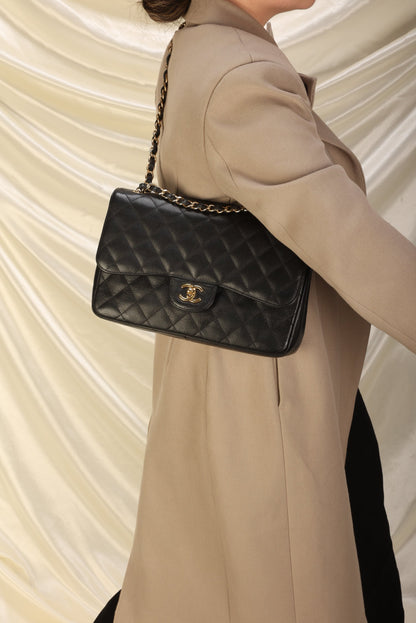 Chanel Caviar Jumbo Classic Flap