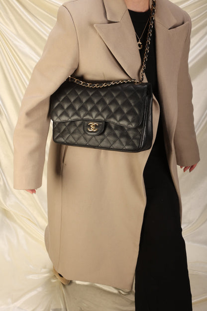 Chanel Caviar Jumbo Classic Flap