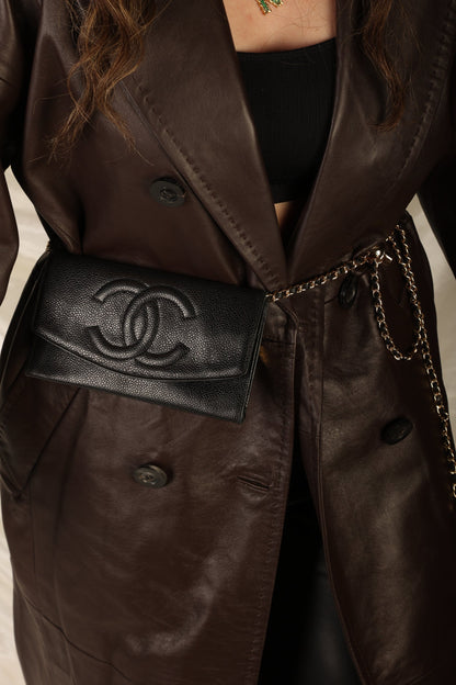 Chanel Caviar Timeless Wallet on Chain