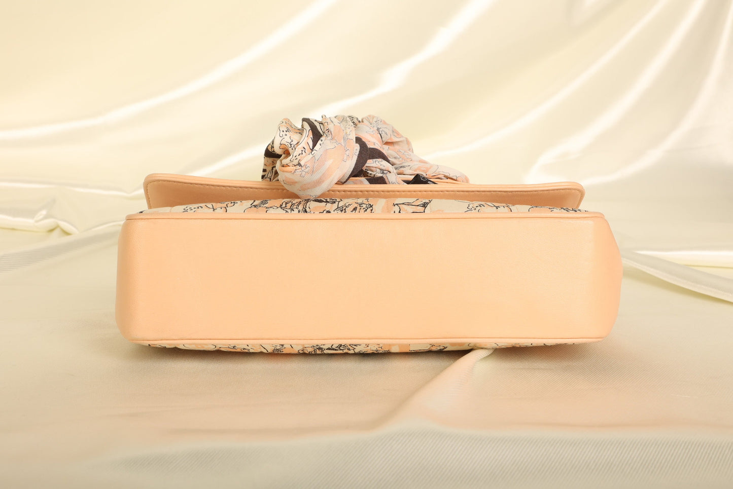 Chanel Satin Coco Mademoiselle Scarf Flap Bag