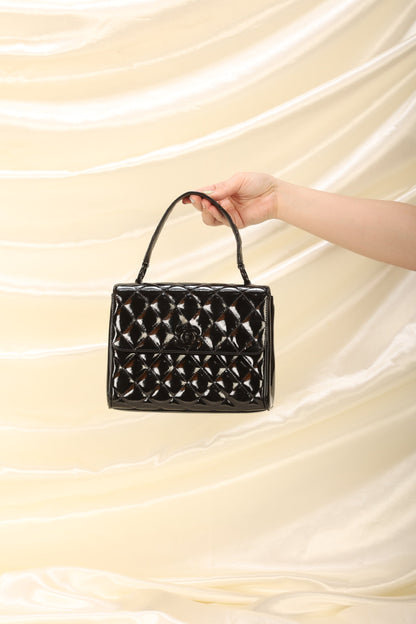 Chanel Patent Top Handle