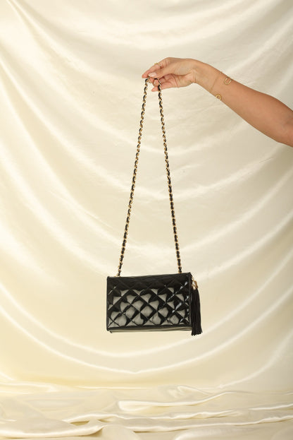 Chanel Patent Timeless Mini Full Flap