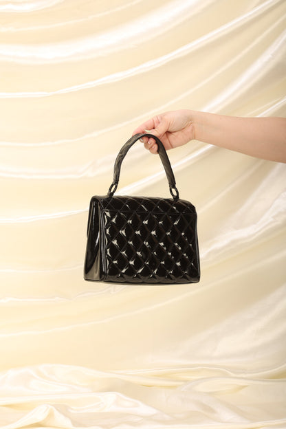 Chanel Patent Top Handle