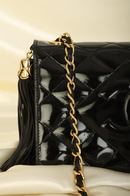 Chanel Patent Timeless Mini Full Flap