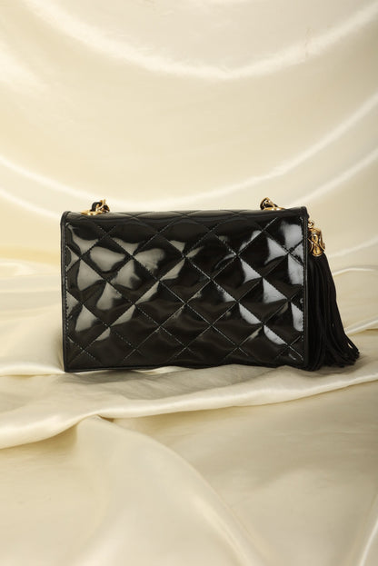 Chanel Patent Timeless Mini Full Flap