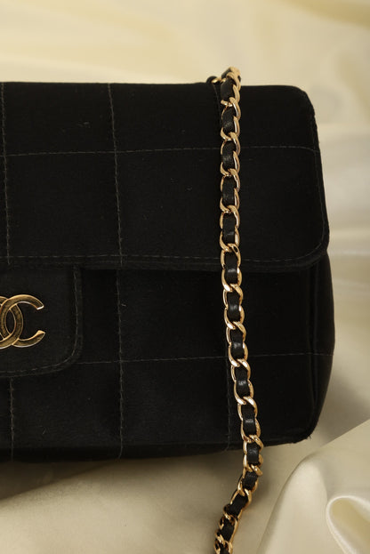 Chanel Satin Mini Chocolate Bar Flap