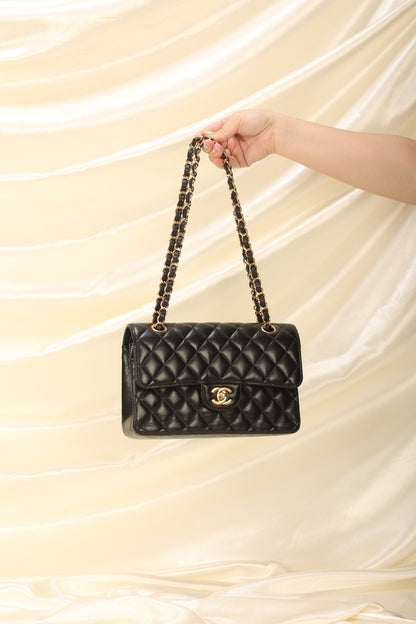 Chanel 2020 Caviar Small Double Flap