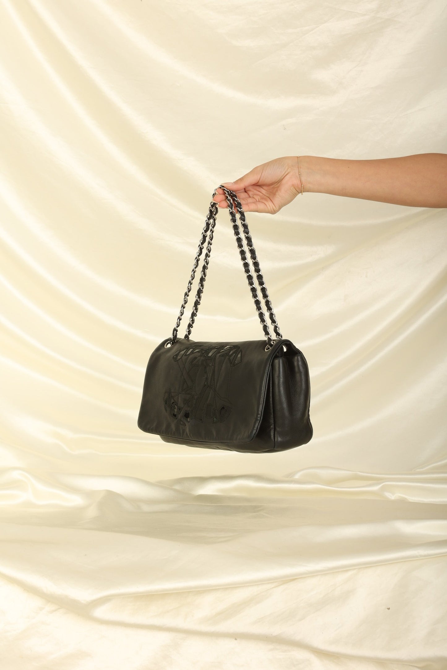 Chanel 2008 Lambskin Coco Mark Flap